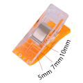 Miniatyrbild 3 av 5: 10-pack DIY lapptäcke fotöverdrag flerfärgade plastklämmor fåll syverktyg sytillbehör hantverk syklämmor (slumpmässig färg)