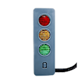 Miniatyrbild 2 av 5: Parkeringssensor Garage Smart Parkeringssensor LED Trafikljus Parkeringslarm Anti-kollisionsvarning D（Blå）