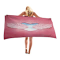 Miniatyrbild 1 av 5: Lätt handduk, badhandduk, strandhandduk Mikrofibermaterial lämplig för strand spa hotell resort camping resor vandring utomhuskonsert(l)