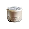 Miniatyrbild 2 av 5: Nytt kort Mini Bluetooth-högtalare Metall Hög volym Subwoofer Hemma Utomhus Bärbar Present Ljudsystem（Guld）