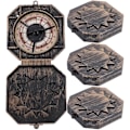 Miniatyrbilde 1 av 2: 4 unike julepiratkompass kapteinleker (4 stykker som vist)