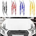 Miniatyrbilde 1 av 3: 2 stk. Refleks Monster Klo Merker Stripe Merker Auto Frontlykt Klistremerke (Blå)