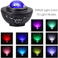 Miniatyrbillede 3 af 5: Led Projektorlys Projektor Nat Farve Skiftende Musikafspiller Bluetooth