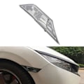 Miniatyrbillede 1 af 4: LED Side Marker Lights passer til Honda Civic Side Marker Blinklys Hvid LED Positionslys (højre)