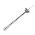 Miniatyrbilde 2 av 2: 1 stk kobber nål aluminium løk skjæring multifunksjonell slicer (sølv) (11.3X8CM, sølv)