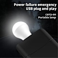 Miniatyrbillede 2 af 5: 2 stk. Usb-stiklampe Computer Mobil Strømforsyning Opladning Usb Lille Boglampe Led Øjenbeskyttelse Læselampe Usb Lille Nattelys Pærer
