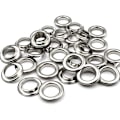 Miniatyrbild 5 av 5: Grommetverktyg 12mm Metall Ögle Set 100 Set Grommet Kit Ögle Kit För Canvas Presenning Tält Reparation Silver (1/2\")