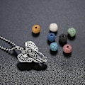 Miniatyrbild 5 av 5: Eteriska oljor Diffuser Halsband, Smycken Uggla Aromaterapi Hänge Halsband Aromaterapi Kvinnor Sautoir Femme Fantasy Lång
