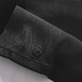 Miniatyrbillede 3 af 4: Gardiner Valance Blonder Translucent Moderne Til Hjem Køkken 1PC Solskærm（A8，Sort）