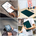 Pikkukuva 4 / 5: Samsung Tab A7 10.4 -tabletille sopiva kotelo, jossa on kynäpaikka, 2020-mallin pudotusta kestävä suojakotelo, vakaa magneettinen läppä, musta
