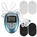 Miniatyrbild 2 av 2: Bärbar elektrisk stimuleringsmaskin Digital terapi maskin Digital puls enhet för smärtlindring Blå)