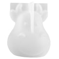 Miniatyrbild 3 av 4: 1 st silikonform Praktisk Robust Hållbar Maskot Prydnad Gjutform DIY Kristall Epoxi Form Ko Form (7.2X8.6CM, Vit)