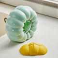 Miniatyrbild 4 av 5: Plastfolie förvaringslåda väggmonterad organizer vattentät engångs plastfolie lock låda för hem duschrum toalett