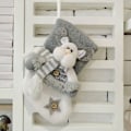 Miniatyrbild 4 av 4: Julstrumpor Set Julgran Hängande Strumpa - Presentpåse Godispåse Buffalo Plaid, Tomte, Snögubbe, Ren