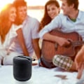 Miniatyrbild 2 av 5: Rund sladd utomhus tyg 5.0 Bluetooth-ljudstöd för parvis kortinsättning, kabeldragning och samtal FM（Svart）