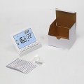 Miniatyrbilde 3 av 5: Digital Wifi-termostat, programmerbar justerbar kablet batterimodell med LCD-skjerm, blå