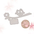 Miniatyrbild 3 av 4: 1 st stansform för prägling i stål, stansform för papper i metall (silver)