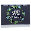 Miniatyrbillede 1 af 2: 1 bog fritstående kalender 2024 skrivebordskalender skrivebordskalender Brasilien (21,4X21X1,2CM, som vist på billedet)