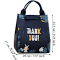 Miniatyrbild 2 av 5: Isolerad lunchväska - Cartoon Vattentät Lunch Cooler Bag (2 stycken, 2 stilar)
