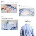 Miniatyrbild 3 av 5: 10 st engångskragssvettlappar unisex non-woven båtform nackmatta packningar