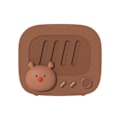 Miniatyrbild 2 av 5: Bluetooth-högtalare, liten, trådlös, version 5.0, liten ljudladdningssubwoofer, Bluetooth-högtalare, grossistgåva (brun)