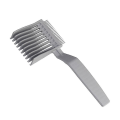 Pikkukuva 1 / 5: A Haircut Fade Combs, Professionally Curved Positioning Comb, Gradienter Design Hair Cutting Comb With Ergonomic Design, Comb For Barbe At Home（Gray）