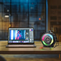 Miniatyrbild 4 av 5: Färgglad ljus Bluetooth-högtalare utomhus bergsklättringshögtalare bärbar hängande högtalare hög effekt lång standby trådlös Bluetooth-högtalare（Svart）