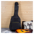 Miniatyrbild 4 av 5: Gitarrväska Oxford Nylon Vattentät Gitarrfodral med Externa Fickor Överdrag för Klassisk och Folk Akustisk Gitarr 39'' 40'' 41'', (41 tum svart) 1st