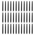 Miniatyrbillede 1 af 2: 100 stk. plastik dart skaft dart tilbehør stang plastik stang med standard 2ba gevind (sort)