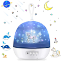 Miniatyrbilde 2 av 5: Stjernehimmel-projektor, nattlyslampe 4 i 1 LED-stjerneprojektorlys