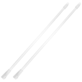Miniatyrbild 1 av 2: 2-pack persiennstick vertikala persiennsersättningsdelar persiennstick persiennsticköppnare stång med krok och grepp (30X1.3CM, transparent)