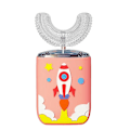 Miniatyrbild 1 av 4: 360 grader u sonic elektrisk tandborste för barn (rosa rymdskepp - 7-15 år)