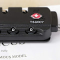 Miniatyrbild 3 av 5: TSA007 3-siffrig resväska säkerhetslås lösenordskod mångsidig resebagagekod robust