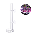 Miniatyrbilde 2 av 2: Solid transparent akryl montert rekefôrer rør skuff brett egnet for fisketank akvarium krystallreker som vist på bildet)