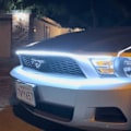 Miniatyrbillede 2 af 4: Dynamisk scanning start-up motorhjelmsbjælke kit fleksibel bil motorhjelm LED-strip dagkørselslys（hvid）