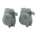 Hippo Silikon Te Maker Te Lös Blad Te Sil Te Diffusor Kök Verktyg Gadget (Grå)