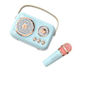 Miniatyrbild 2 av 4: Utomhus bärbar mini bluetooth-högtalare hemma karaoke sång ljudmikrofon karaoke