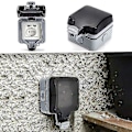 Miniatyrbild 4 av 5: Utomhus Dubbelvägguttag Med Usb, Vattentät, Högpresterande