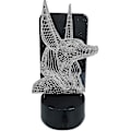 Miniatyrbillede 4 af 5: Wekity Gammel Egyptisk Gud For Efterlivet Anubis Sjakal Hund Graveret Klart Akryl Glas Led Nattelys Hilsen Multi Farve Nattelys Usb
