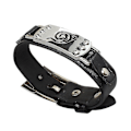 Miniatyrbillede 2 af 4: Anime Smykker Naruto Læder Armbånd Punk Stil