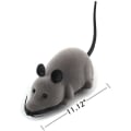 Miniatyrbild 3 av 5: Fjärrkontroll leksak för katter rolig jagande elektrisk kattunge leksak simulering djur leksaker (grå)