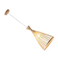 Miniatyrbillede 2 af 2: Klassisk bambus lysekrone bambus vævet lampe hjem bambus lysekrone (38X21X21CM, multi-farve)