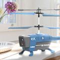 Miniatyrbild 3 av 5: 2023 Nya Flygplan Flygande Leksaker Rc Helikopter Pojkar Flickor 2.4g（2.5，Blå）