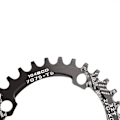 Miniatyrbillede 4 af 4: 2023 Ny 32T 34T 36T Kædeblad 104 BCD Smal Smal Kædeblad til Vej Bjerg BMX MTB Cykel（32T，sort）