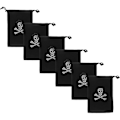 Miniatyrbillede 2 af 2: 6-pak Halloween gaveposer slikposer Halloween fest gaveindpakningsposer (12.00X9.50X0.20CM, sort 1)
