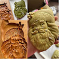 Pikkukuva 4 / 4: Puiset ruoka-muotit DIY-leivontatyökalut Piparkakku sileä kestävä luova keksi Mousse suklaa joulukoristeet