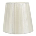 Miniatyrbild 1 av 2: Snygg lampskärm i tyg, klämma för glödlampa, sovrumslampskärm (14X9X12.5CM, beige)