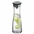 Miniatyrbillede 4 af 4: Vandkaraffel 1,8l Høj Borosilikat Glasflaske Basic Vippe låg（Transparent Farve）