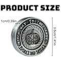 Miniatyrbild 4 av 5: Fidget Coin Slider Coin Toy Bärbar Metall Fidget Slider Haptisk Mynt Ångestgåva