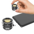 Miniatyrbild 4 av 5: Mini bärbar högtalare, 2W mikrofonhögtalare linjeingångshögtalare, 250mAH kapacitet typ-c plugin-in litet ljud för mobiltelefoner 20240376（Vit）